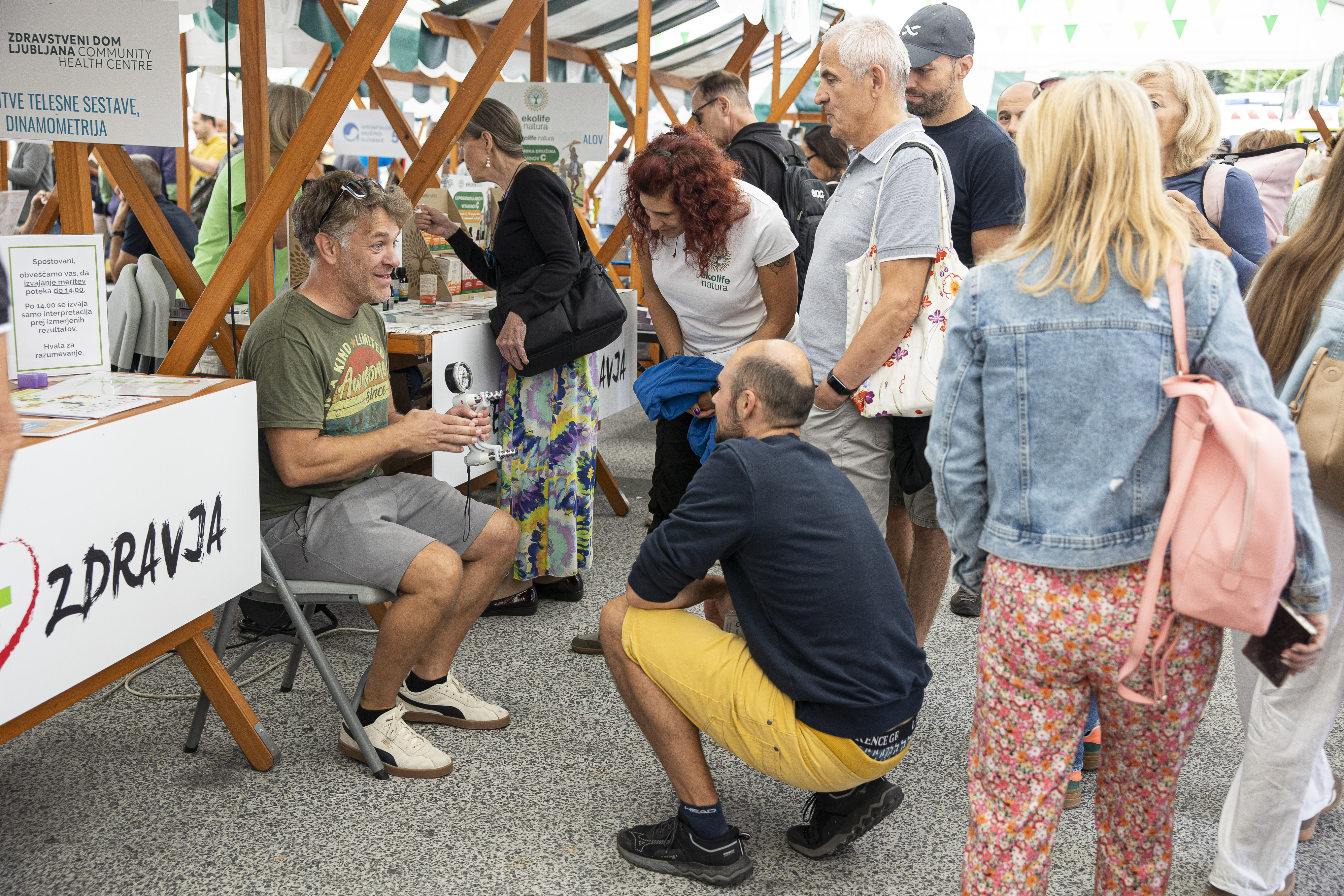 Avtor Katja Kodba Meritve mišične moči na Festivalu zdravja 2025