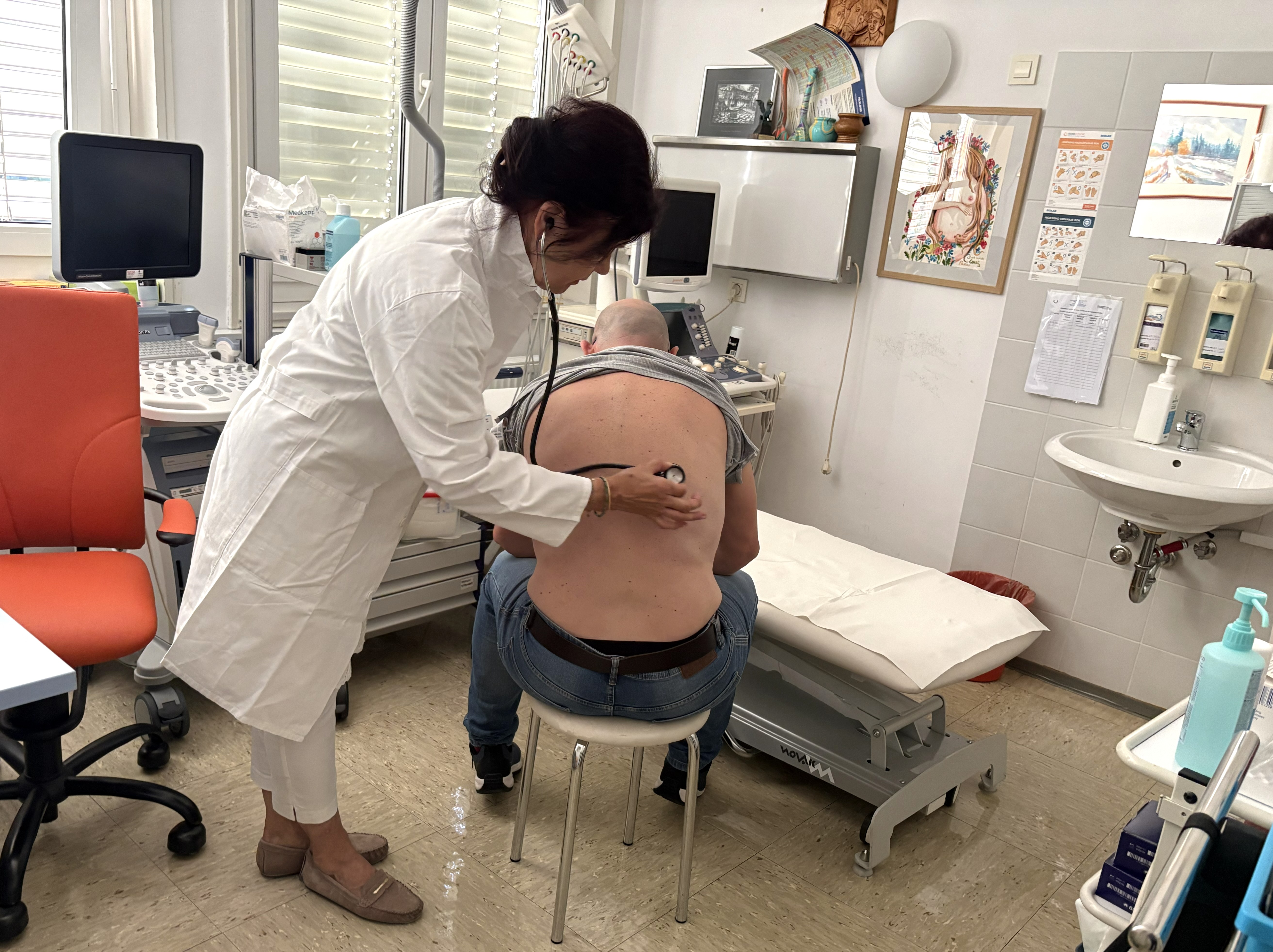 Pregled pacienta v Pro bono ambulanti