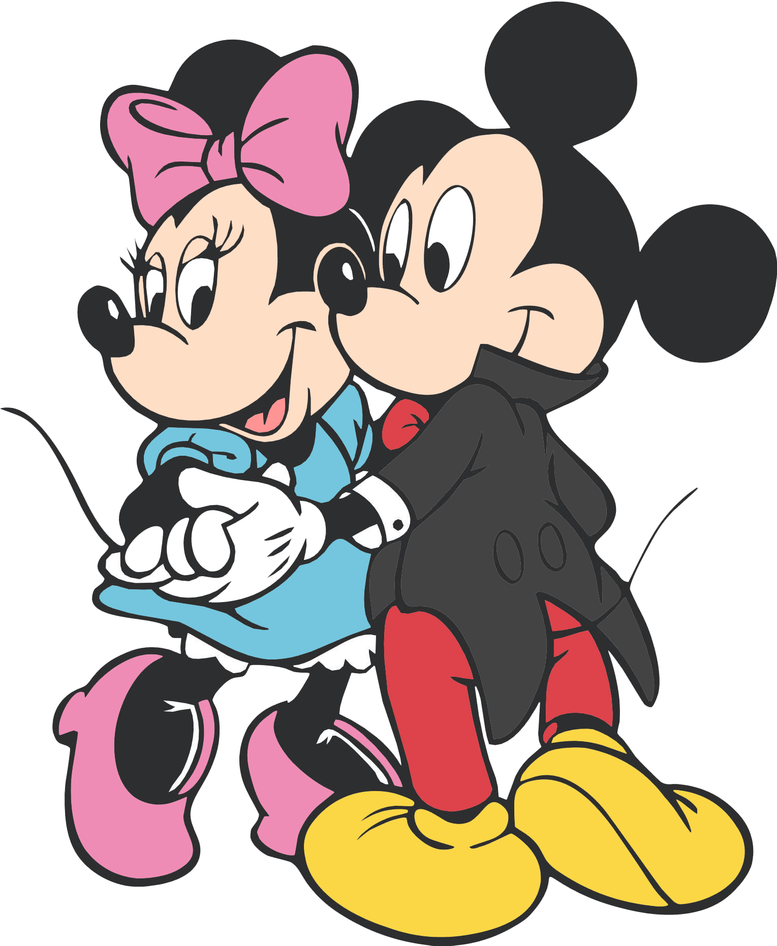 Mickey and Minni